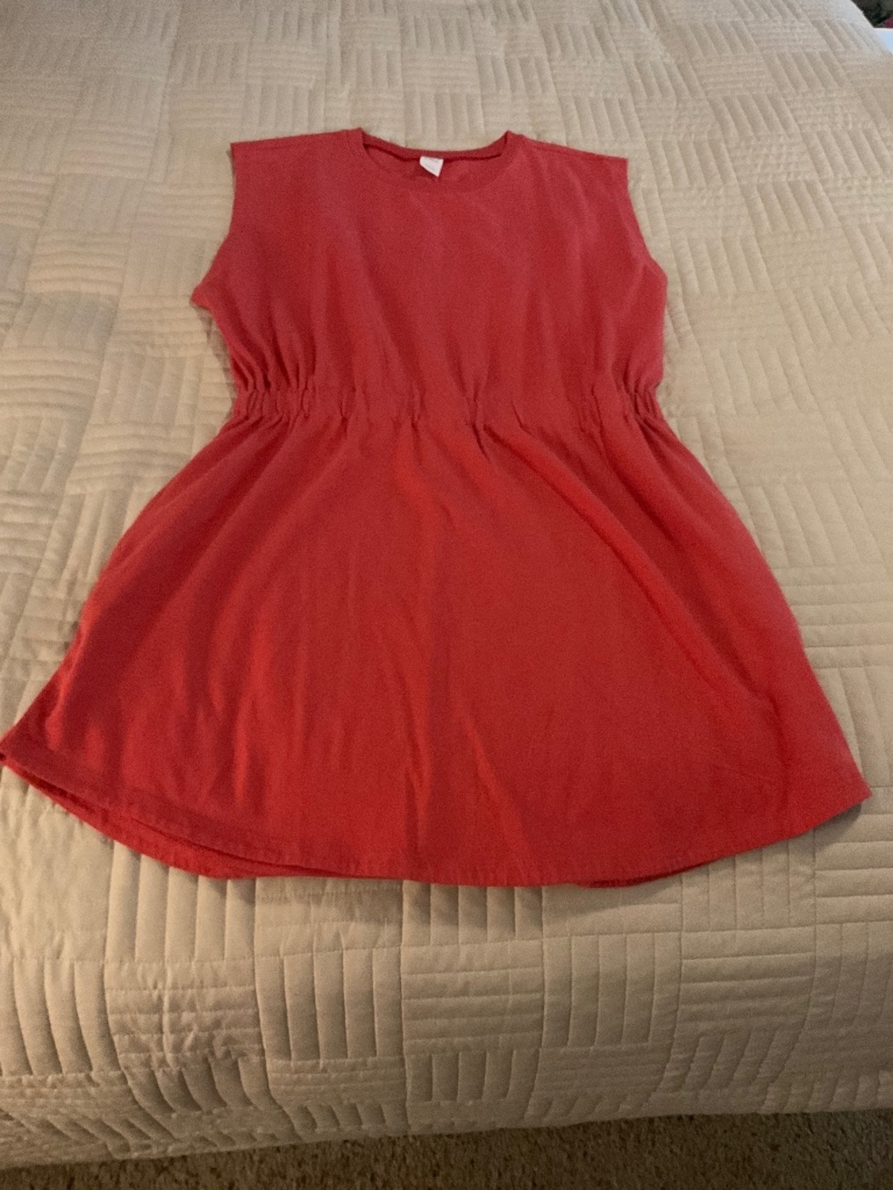 Melrose and Market red cotton mini drss